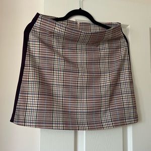 SOLD - Y2K Purple Plaid Miniskirt